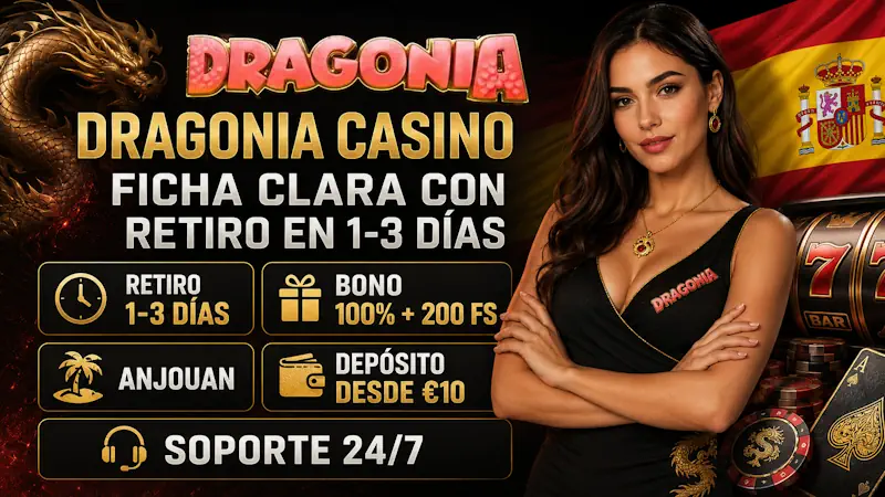 Dragonia casino: ficha clara con retiro en 1-3 días